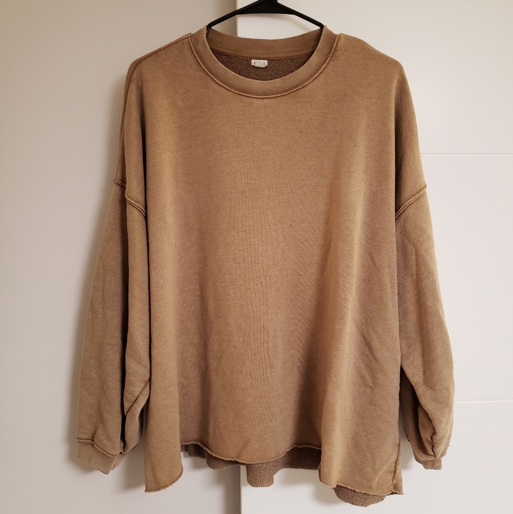 Aerie Balloon Sleeve Oversized Crewneck